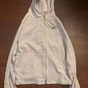 Jordan cream colored zip up fleece jacket